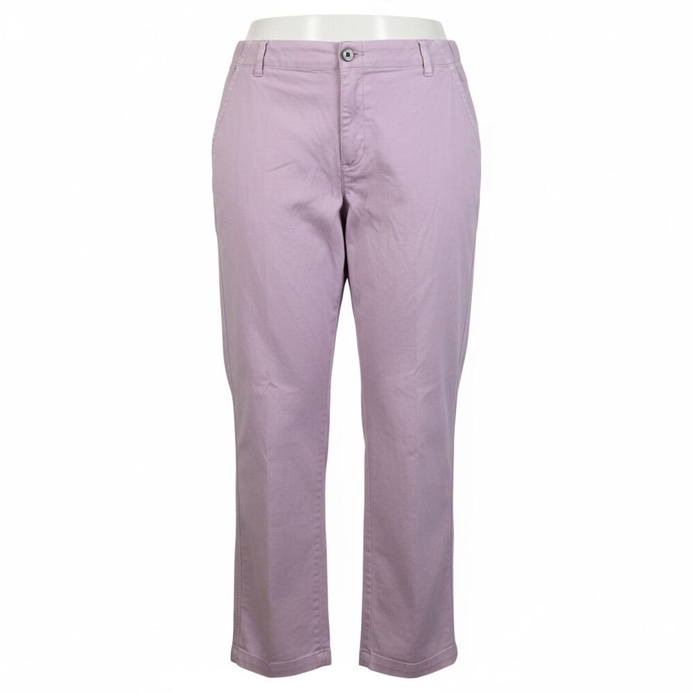  Old Navy Plus Size 2X OG Chino Pants Pink Straight Leg Casual